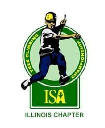 Tree climbing championship Illinois logo.