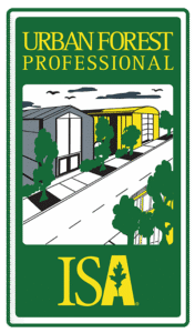 Urban forest professional certification logo.