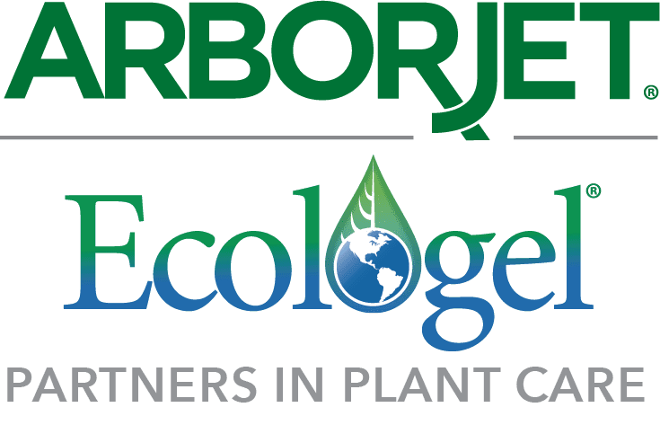 Arborjet Ecologel logo with globe droplet