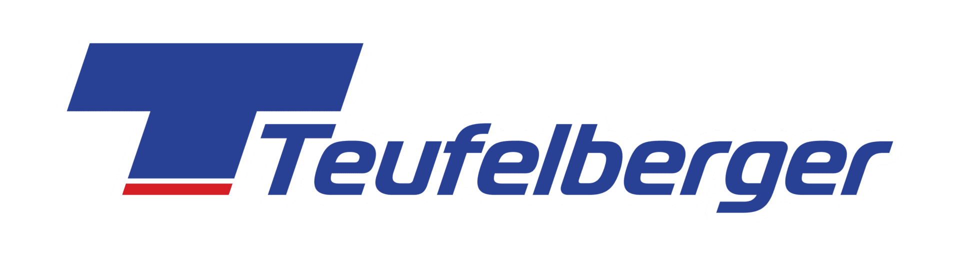 Teufelberger logo with blue stylized T