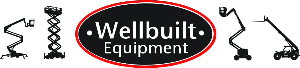 Wellbuilt Equipment logo with aerial lift silhouettes