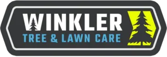 Winkler Tree & Lawn Care logo with trees